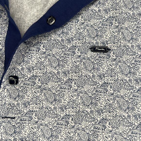 Boys Paul Semin Xl Collar Button Up Shirt - Picture 2 of 6